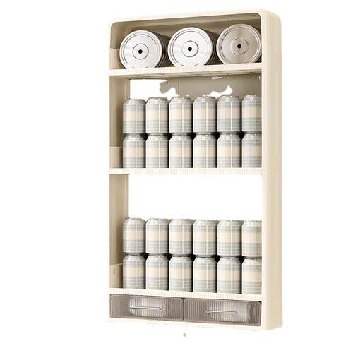 Bathroom shelf kitchen wall mounted卫生间置物架免打孔