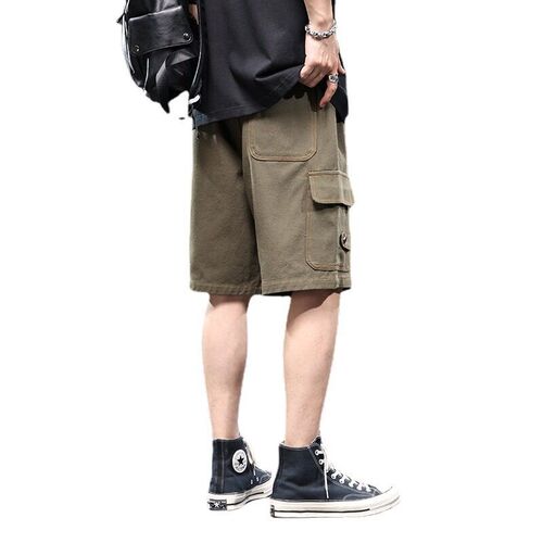 Overalls Shorts Mens Summer Thin Plus Size Mens Pants Stra