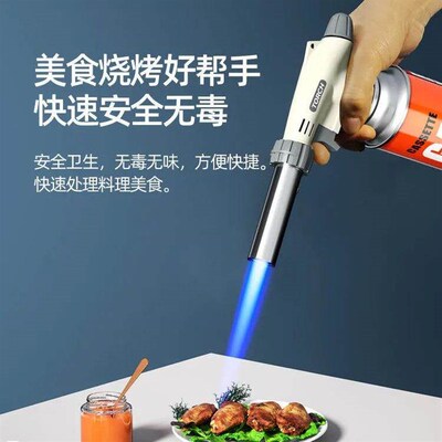 Flame Gun for Burning Pig Hair, Butane Torch with High-Tempe
