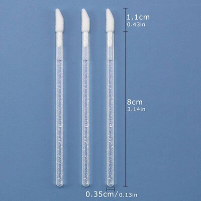 50Pcs Crystal Eyelashes Brushes Individual Lash Removing Cle