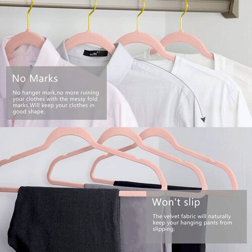 Thicken velvet clothes hanger Coat Hanger holder rack closet