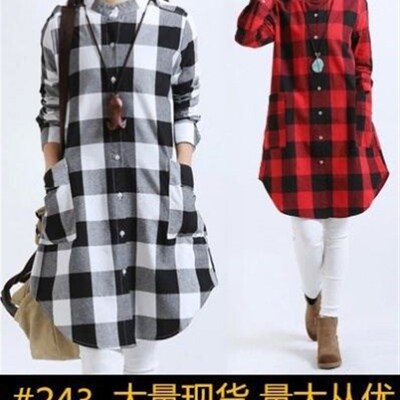 cotton casual shirts ladies loose blouse long tops for women