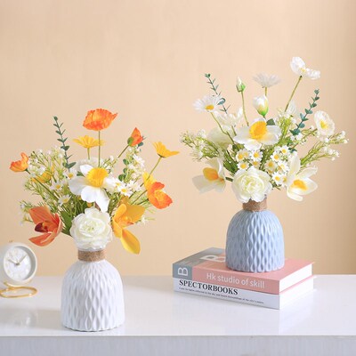 Autumn Artificial Daisy Flowers Silk Bouquet Fake Flower