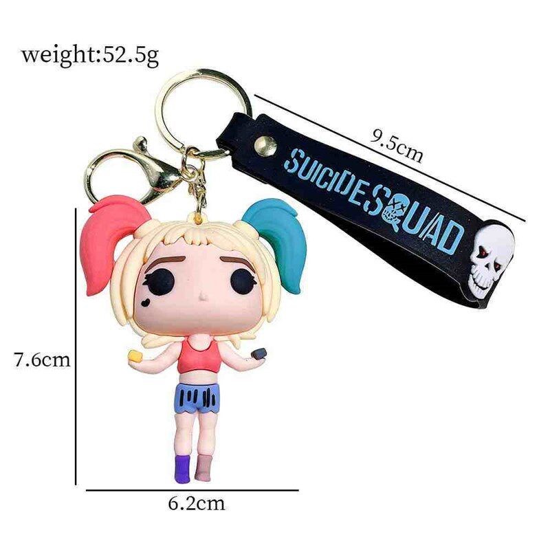 Suicide Squad The Joker & Harley Quinn Keychain Vinyl Action