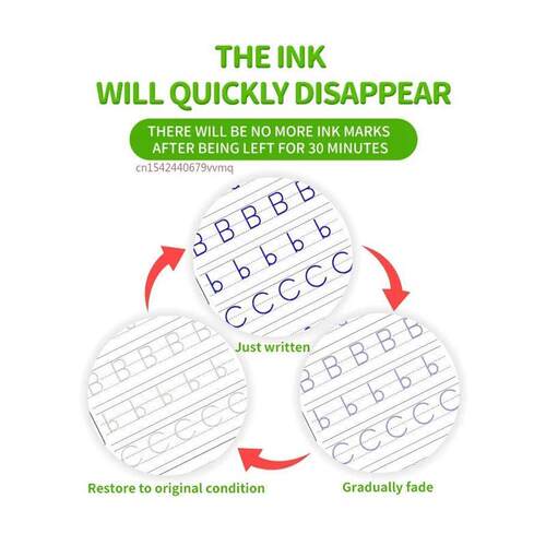 Reusable Copy Book Learning English Letter Calligraphy Book