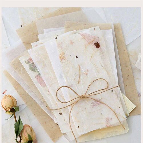 30 Pcs Scrapbooking Tissue Paper Onion Skin Kraft Paper Scra