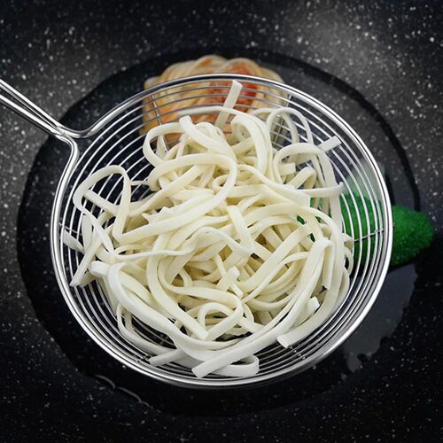 Long Handle Skimmer Stainless Steel Colander Residue Mesh St