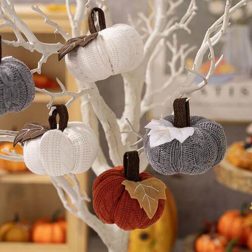 Artificial Pumpkin Halloween Decoration Mini Fake Simulated