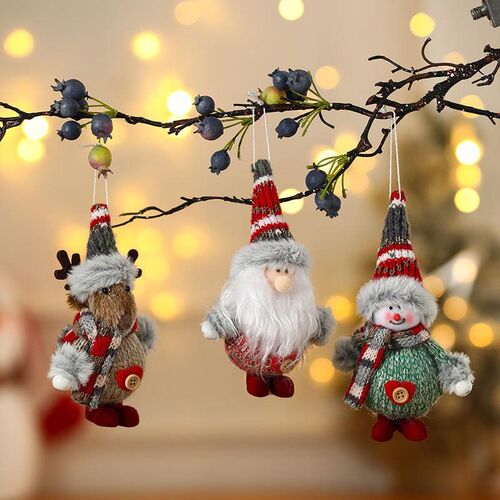 Colorful Plush Ornaments - Soft Foam Christmas Decor & Gift