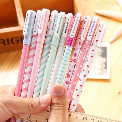 10 Pcs/Set Color Pen Flower Animal Starry Star Sweet Flora C