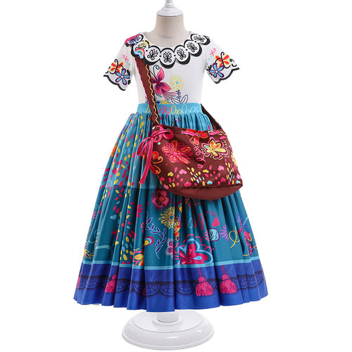 Fantasia Dress for Girls Kids Disguise Encanto Dress Cosplay