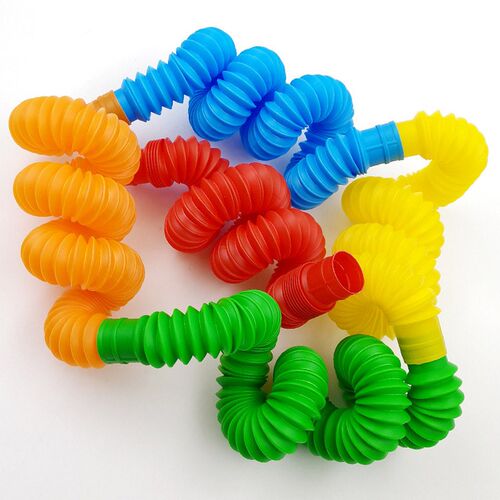 5Pcs Mini Pop Tubes Sensory Toy for Adult Fidget Stress Reli