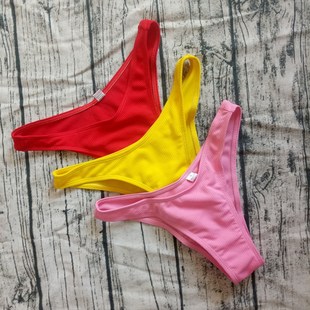 2019 Solid Bikini Brazillian Swimsuit Women Bikini Set Sexy