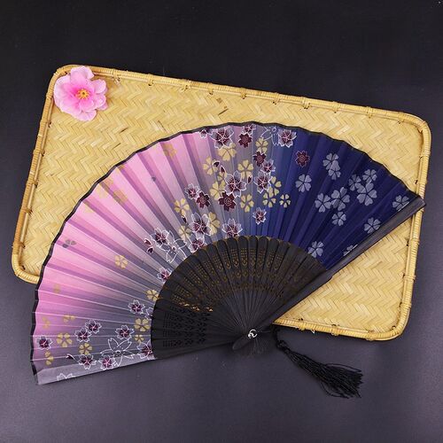 Vintage Style Chinese Fan Craft Gift Hand Fans Wedding Dance