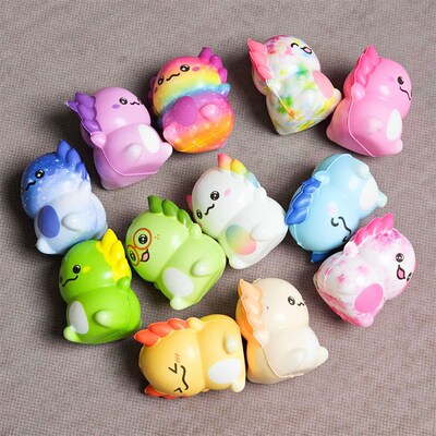 12Pack Axolotl Slow Squishy Toys Soft Stress Relief Fidgets