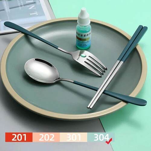 304 Tableware Set Portable Cutlery Set Dinnerware Set High Q