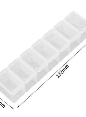 14 Grids Weekly Pill Case 7 Days Medicine Box Tablet Dispens