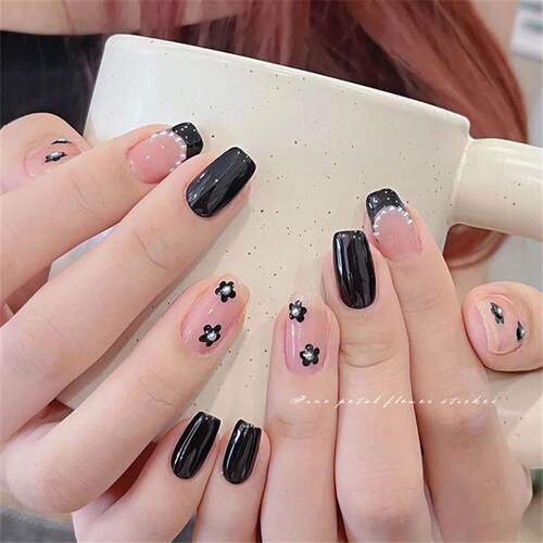 Easy To Apply Adhesive Patch Fashionable Five-petal Flower N