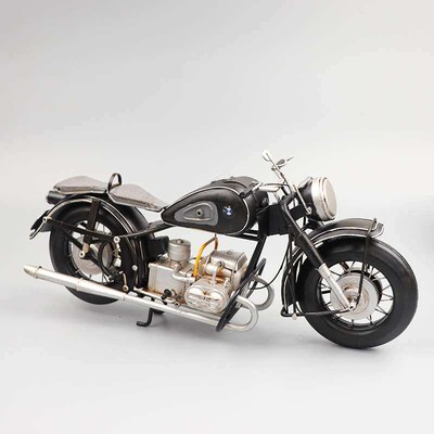 Retro Motorcycle Model Retro Simulation Handicrafts Motorcyc
