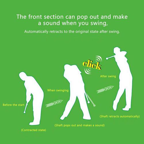 Golf Swing Trainer Exerciser Aid Adjustable Portable Golf Tr