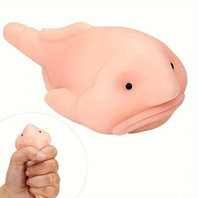 1Pc Blobfish Squeeze Toys Sensory Animal Soft Pop Fidget Toy