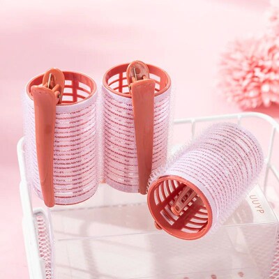 3pcs Self-Grip Hair Rollers Heatless Hair Curlers No Heat Ha