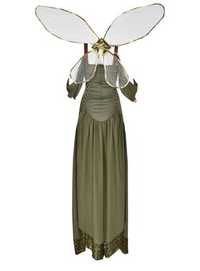 Angel Elf Flower Fairy Tinker Bell Costume Dress Adult Women