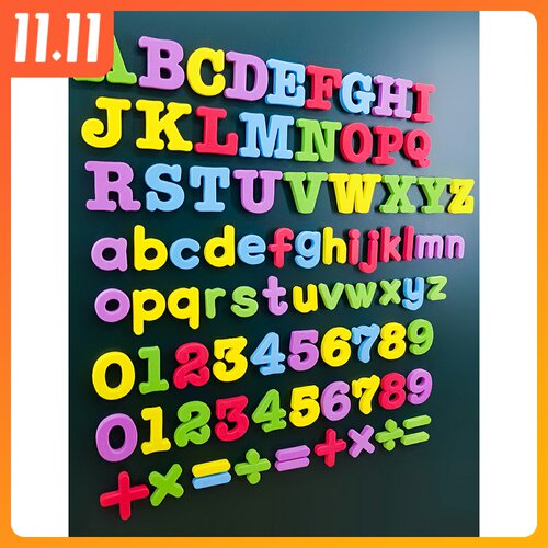 Magnetic Numbers and letters Magnetic patch English letters