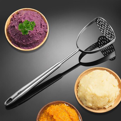 Mashed Potatoe Masher Kitchen Avocado  Stainless Steel