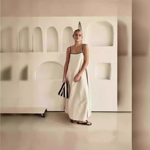 Fashion lor tton And Linen Wind Sling Dress 2025 Products