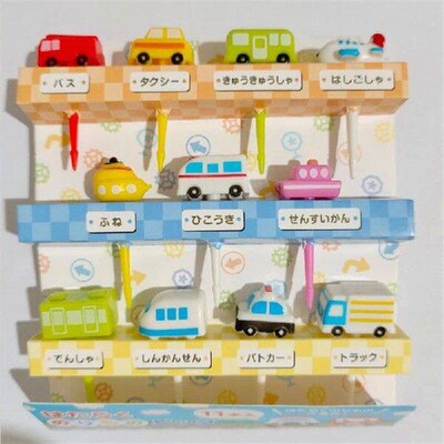 Cartoon Fruit Fork Toothpicks Cute Animal Food Selection