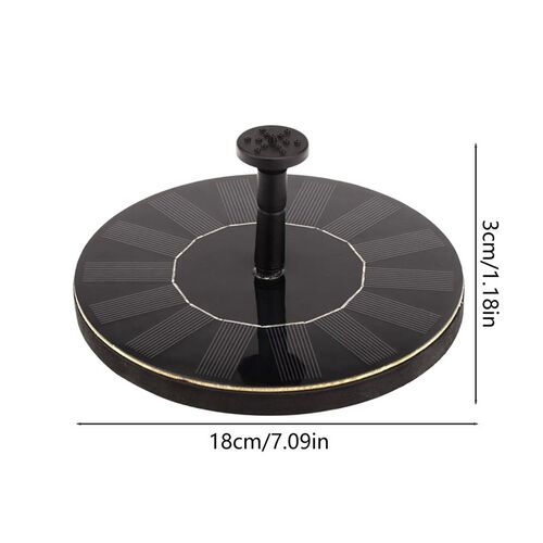 Solar Fountain Pump Floating Solar Panel Bird Baths Water Fo