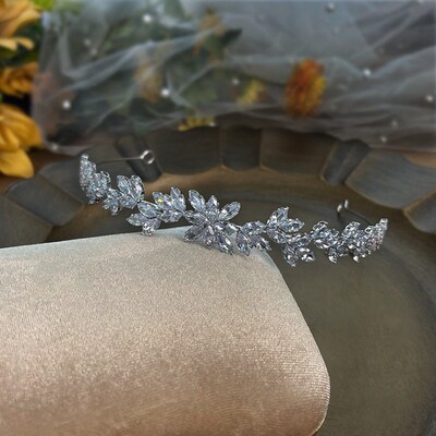 Luxury Bridal Tiaras Princess Crowns rendy Cubic Zirconia Sw
