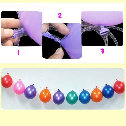 5m Birthday Balloons Chain Birthday Party Decorations Kids G