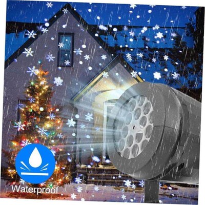 Christmas Party Lights Snowflake Laser Projector Led Stage L