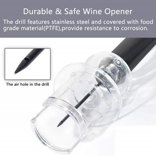 Air Pump Wine Bottle Opener Kitchen Gadgets Manual Wine Cork