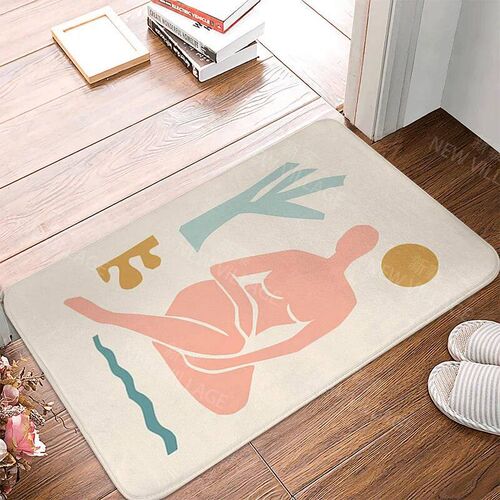 Anti-slip Bath Mat Bathroom Small Rug Shower Mat Home Decor