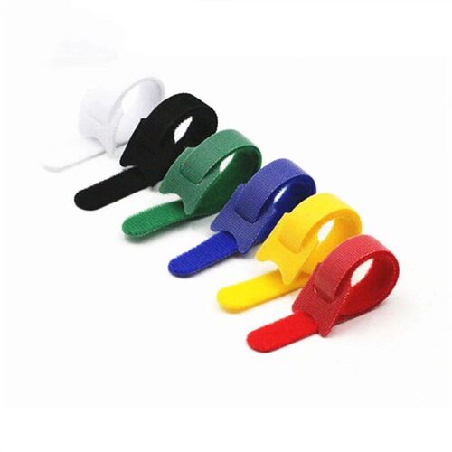 Magic Tie Straps Data Cable Ties Hook and Loop Back to Back