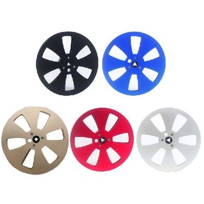 Aluminum Takeup Reel Opening Machine 6 Hole 1/4 7inch Empty