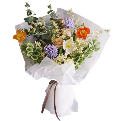40ps Tissue Paper 75*52CM Craft Paper Floral Wrapping Srapbo
