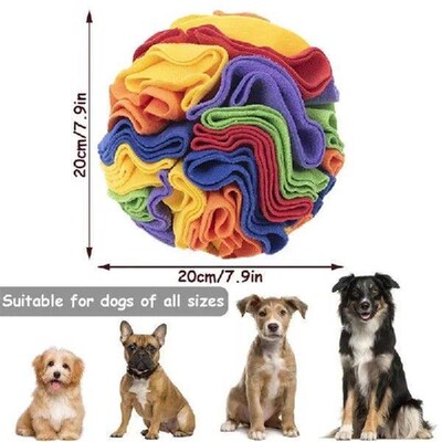 20CM Dog Sniffing Mat Toys for Dog Snuffle Ball Training