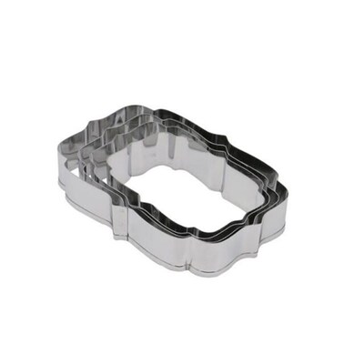 4pcs Stainless Steel Blessing Frame Biscuit Cutters Cookie C