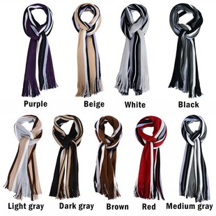 Mens Scarf Winter Hot Cashmere Designer Classic War Fashion