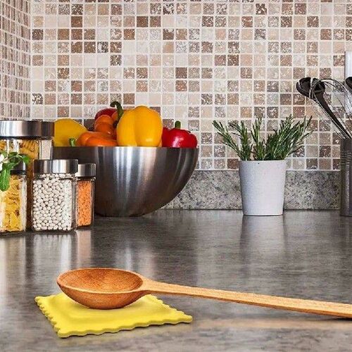 Cute Silicone Spoon Rest Ravioli-Shaped Heat-Resistant