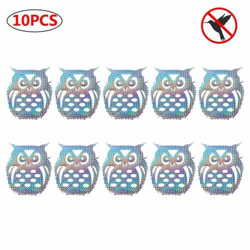 20pcs Garden Laser Hanging Fake Owl Scarecrow Owl Reflective