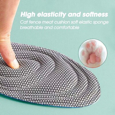 4pcs Memory Foam Orthopedic Insoles for Shoes Men Women Nano