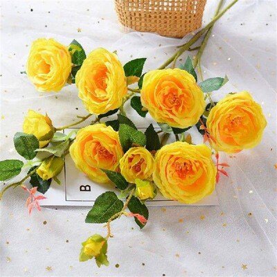 Maintenance-free Fake Flowers Elegant Artificial Rose