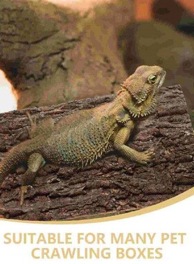 Pet Decorative Board Cork Terrarium Background Animals Bark