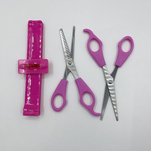 DIY Bangs 3Piece Set Haircutting Tool LevelingThinning Sciss