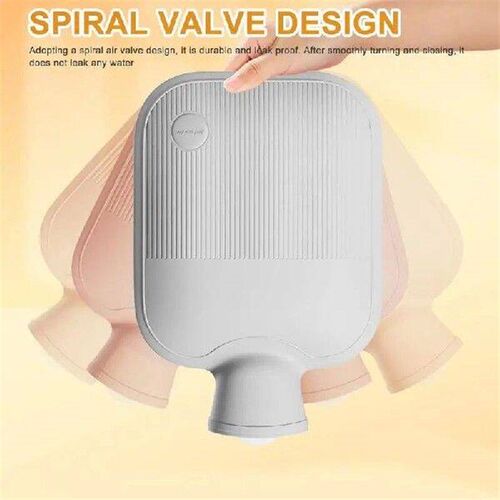 Warm Water Bag 1000ml Water Bottle Hand Foot Warming Bag